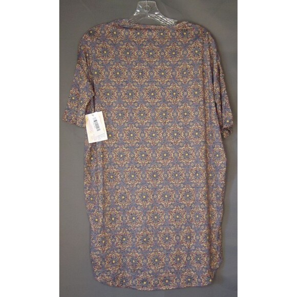 LulaRoe Irma Tunic Multicolored Starburst Print Hi Low Hem Womens Size XXS - Picture 5 of 6